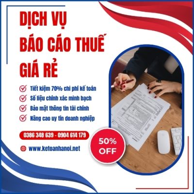 Dịch Vụ Báo Cáo Thuế GIÁ RẺ ở Phúc Thọ