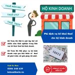Dịch Vụ Báo Cáo Thuế Hộ Kinh Doanh Tại An Giang