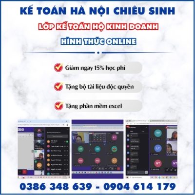 Khóa Kê Khai Thuế Hộ Kinh Doanh Theo Phương Pháp Kê Khai Online Chuyên Nghiệp