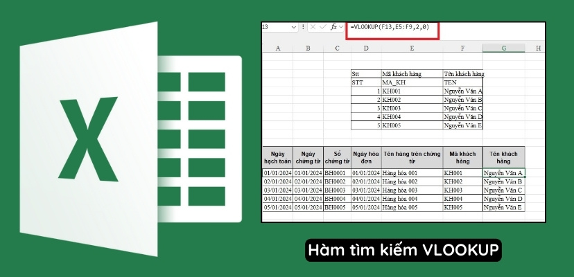 Hàm tìm kiếm VLOOKUP