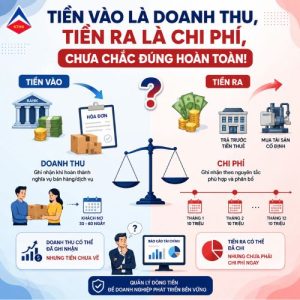 Tiền Vào Là Doanh Thu, Tiền Ra Là Chi Phí? Chưa Chắc đúng