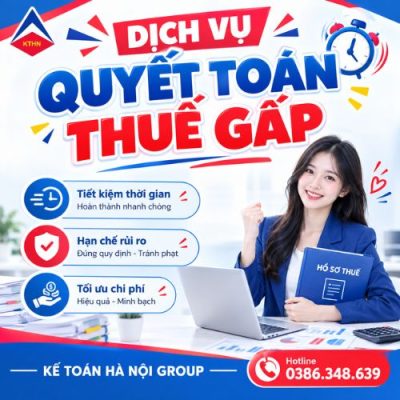 Dịch Vụ Quyết Toán Thuế Gấp | Giải Pháp Hoàn Hảo Cho Doanh Nghiệp